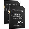Picture of Angelbird 32GB AV Pro UHS-II SDHC Memory Card (2-Pack)