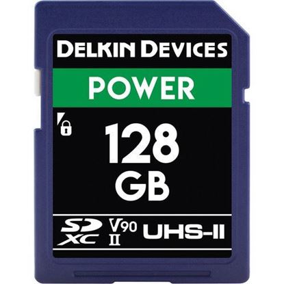 Picture of Delkin Devices 128GB Power UHS-II SDXC Memory Card